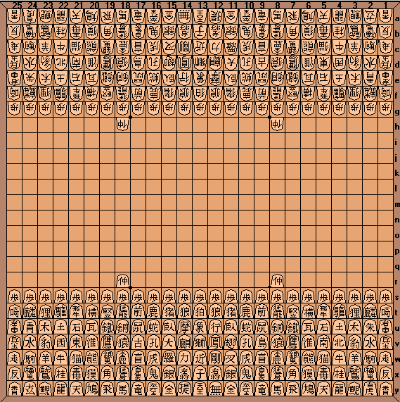 Taikyoku Shogi, Board Game
